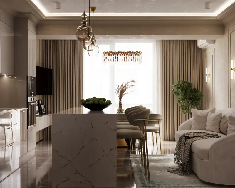 Chișinău, apartament 80 m2 — 6